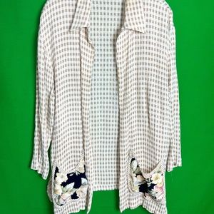 Vintage Plaid & Floral  Low Pocket Layover!